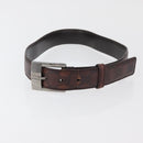 GUCCI GG Canvas Guccissima Belt Leather 2 Set Beige Black Auth bs34884-2