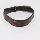 GUCCI GG Canvas Guccissima Belt Leather 2 Set Beige Black Auth bs34884-3