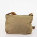 PRADA Shoulder Bag Nylon 2 Set Beige Gray Auth bs34887-11