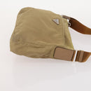 PRADA Shoulder Bag Nylon 2 Set Beige Gray Auth bs34887-12