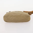 PRADA Shoulder Bag Nylon 2 Set Beige Gray Auth bs34887-15