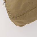 PRADA Shoulder Bag Nylon 2 Set Beige Gray Auth bs34887-16