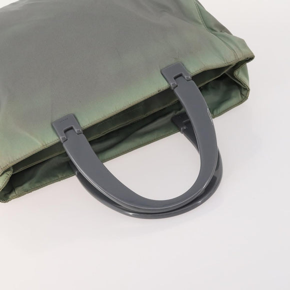 PRADA Shoulder Bag Nylon 2 Set Beige Gray Auth bs34887