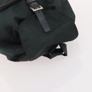 PRADA Backpack Nylon 2 Set Black Khaki Auth bs34889-13