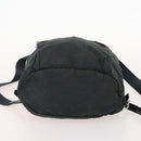 PRADA Backpack Nylon 2 Set Black Khaki Auth bs34889-16