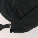 PRADA Backpack Nylon 2 Set Black Khaki Auth bs34889-17