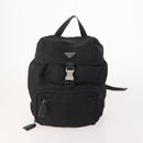 PRADA Backpack Nylon 2 Set Black Khaki Auth bs34889-2