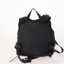 PRADA Backpack Nylon 2 Set Black Khaki Auth bs34889-3