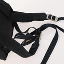PRADA Backpack Nylon 2 Set Black Khaki Auth bs34889-6