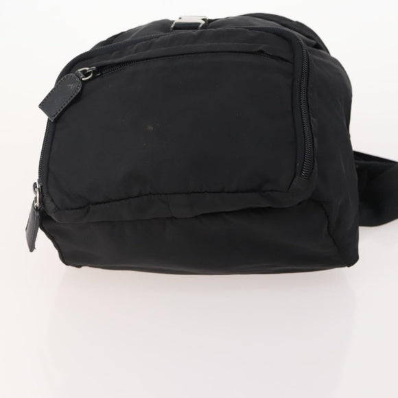 PRADA Backpack Nylon 2 Set Black Khaki Auth bs34889