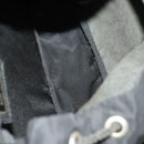 PRADA Backpack Nylon 2 Set Black Khaki Auth bs34889-9
