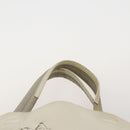 PRADA Shoulder Bag Canvas Nylon Leather 3 Set Brown White Auth bs34891-6