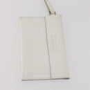 PRADA Shoulder Bag Canvas Nylon Leather 3 Set Brown White Auth bs34891-9