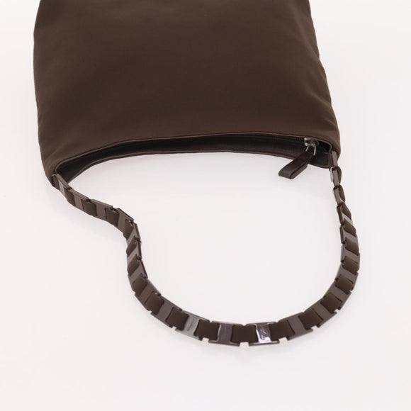 Salvatore Ferragamo Vala Bag Nylon Leather 2 Set Black Brown Auth bs34892