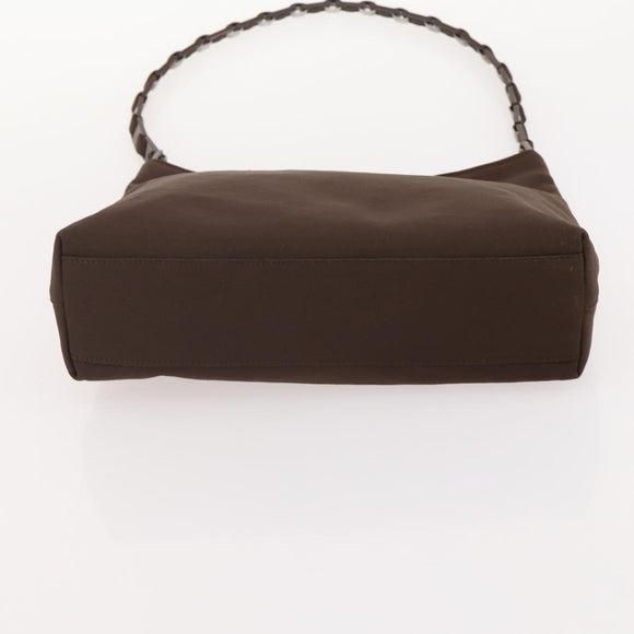 Salvatore Ferragamo Vala Bag Nylon Leather 2 Set Black Brown Auth bs34892
