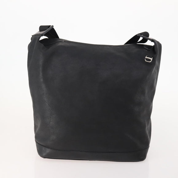 Salvatore Ferragamo Vala Bag Nylon Leather 2 Set Black Brown Auth bs34892
