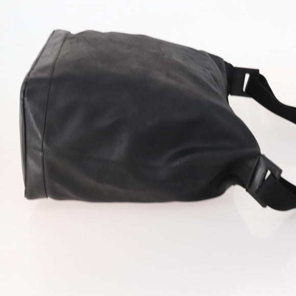 Salvatore Ferragamo Vala Bag Nylon Leather 2 Set Black Brown Auth bs34892