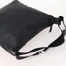 Salvatore Ferragamo Vala Bag Nylon Leather 2 Set Black Brown Auth bs34892-5