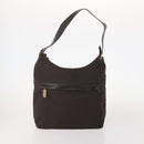 Salvatore Ferragamo Shoulder Bag Nylon 2 Set Pink Dark Brown Auth bs34893-2