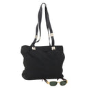 VERSACE Shoulder Bag Nylon Plastic 2 Set Black Auth bs34894-1