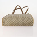 GUCCI GG Canvas GG Supreme Tote Bag Leather PVC 3 Set Black Beige Auth bs34896-7
