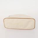 HERMES Fourre Tout Hand Bag Canvas 4 Set Bordeaux White pink Auth bs34897-12