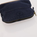 HERMES Fourre Tout Hand Bag Canvas 4 Set Bordeaux White pink Auth bs34897-23