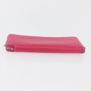 HERMES Geldbörse Leder 3er Set Pink Rot beige Auth bs34898-10