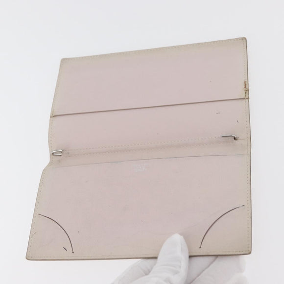 HERMES Geldbörse Leder 3er Set Pink Rot beige Auth bs34898