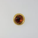 CHANEL Earring metal Gold Tone CC Auth bs34899-2