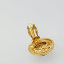 CHANEL Earring metal Gold Tone CC Auth bs34899-5