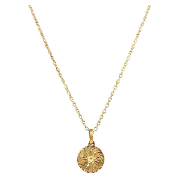 VERSACE Necklace metal Gold Tone Auth bs34900A