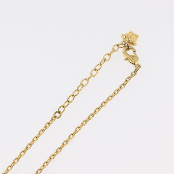 VERSACE Necklace metal Gold Tone Auth bs34900A