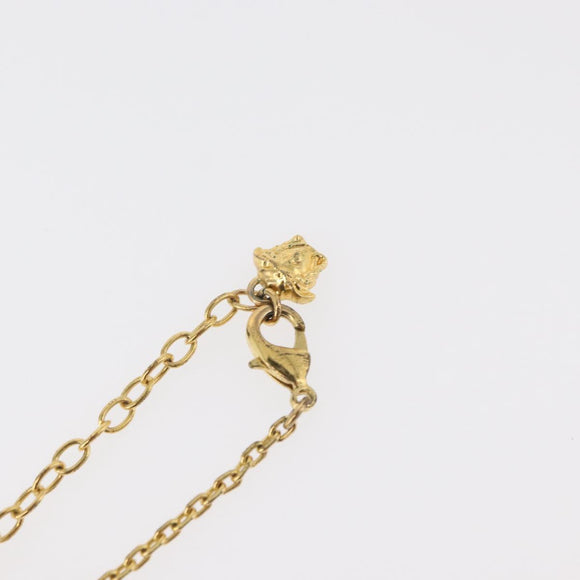 VERSACE Necklace metal Gold Tone Auth bs34900A