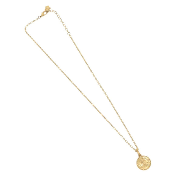 VERSACE Necklace metal Gold Tone Auth bs34900A