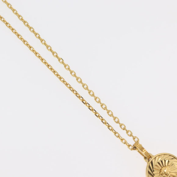 VERSACE Necklace metal Gold Tone Auth bs34900A