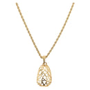 SAINT LAURENT Necklace metal Gold Tone Auth bs34901A-1