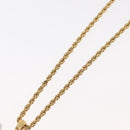 SAINT LAURENT Necklace metal Gold Tone Auth bs34901A-10