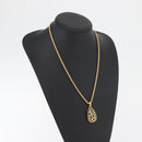 SAINT LAURENT Necklace metal Gold Tone Auth bs34901A-14