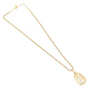 SAINT LAURENT Necklace metal Gold Tone Auth bs34901A-2