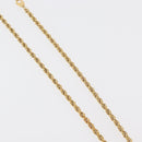 SAINT LAURENT Necklace metal Gold Tone Auth bs34901A-5
