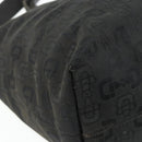 GUCCI Tote Bag Canvas 2way Black Silver 240058 Auth bs34902-15