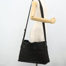 GUCCI Tote Bag Canvas 2way Black Silver 240058 Auth bs34902-23