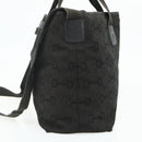 GUCCI Tote Bag Canvas 2way Black Silver 240058 Auth bs34902-4