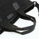 GUCCI Tote Bag Canvas 2way Black Silver 240058 Auth bs34902-7