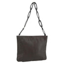 GUCCI Shoulder Bag Leather Brown 001 2122 1822 Auth bs34903-1