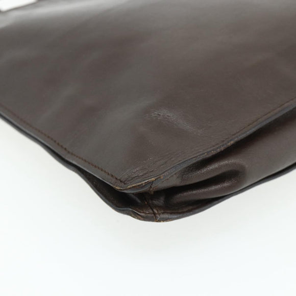 GUCCI Shoulder Bag Leather Brown 001 2122 1822 Auth bs34903