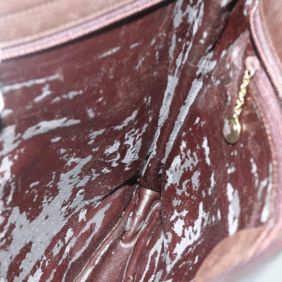 GUCCI Shoulder Bag Leather Brown 001 2122 1822 Auth bs34903