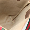 GUCCI GG Supreme Web Sherry Line Bag PVC Beige Red Green 89 02 003 Auth bs34909-16