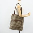 GUCCI GG Supreme Web Sherry Line Bag PVC Beige Red Green 89 02 003 Auth bs34909-20